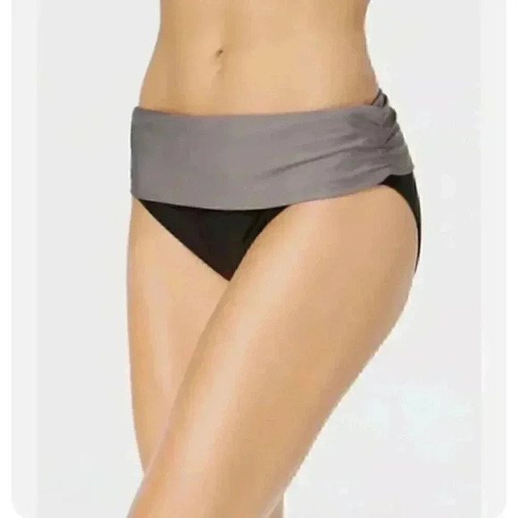 ⭐️ New with tags Calvin Klein Foldover black Bikini Bottoms in size xl - Picture 1 of 7